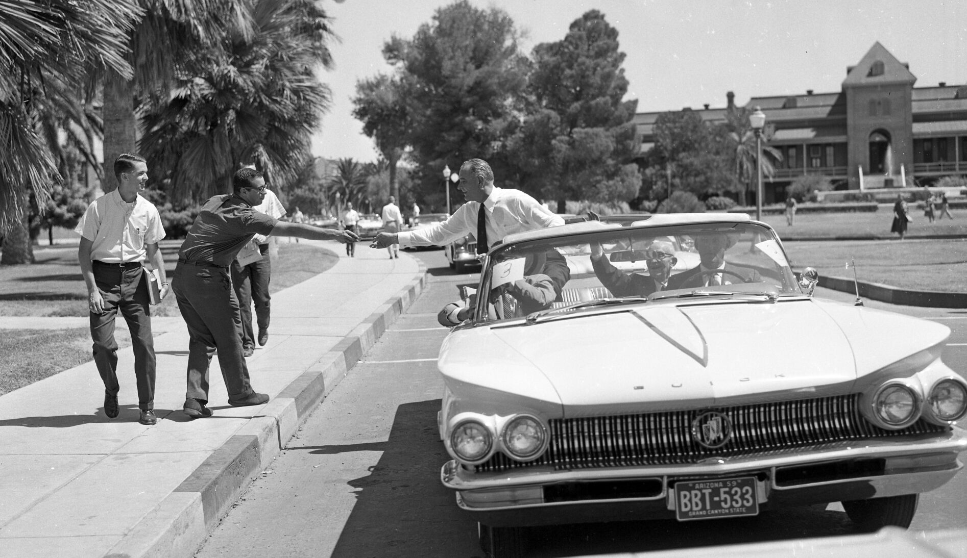 Kennedy-Johnson presidential campaign in 1960